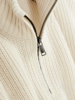 Hombre Primark Jerseys Y Cárdigans|Jersey De Punto Acanalado Con Media Cremallera