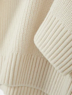 Hombre Primark Jerseys Y Cárdigans|Jersey De Punto Acanalado Con Media Cremallera