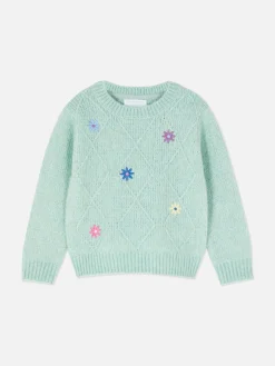 Niños Primark Jerseys Y Cárdigans|Jersey De Punto Bordado Con Flores