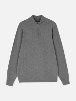 Hombre Primark Jerseys Y Cárdigans|Jersey De Punto Con Media Cremallera