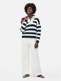 Mujer Primark Jerseys Y Cárdigans|Jersey De Punto Con Media Cremallera