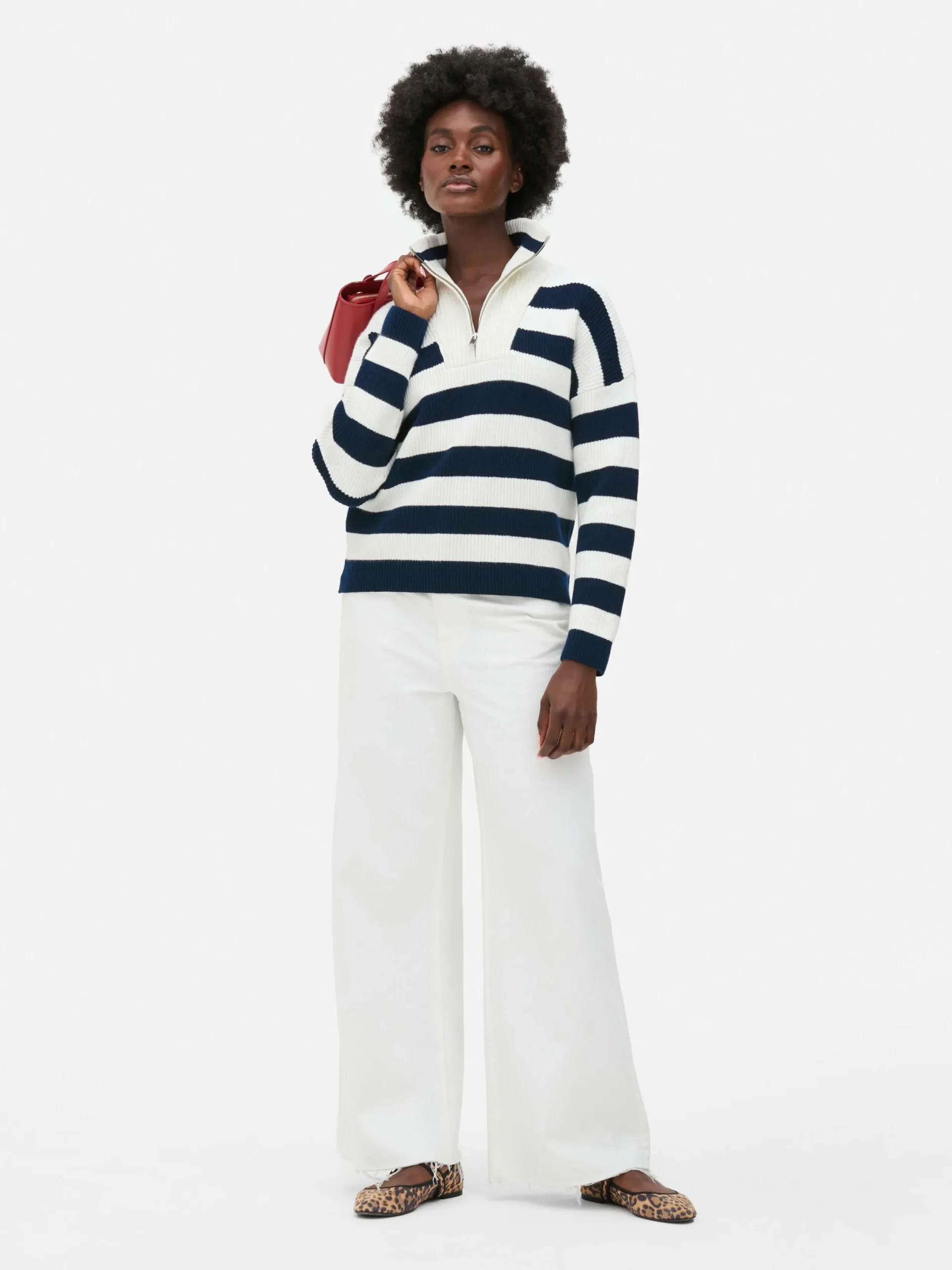 Mujer Primark Jerseys Y Cárdigans|Jersey De Punto Con Media Cremallera