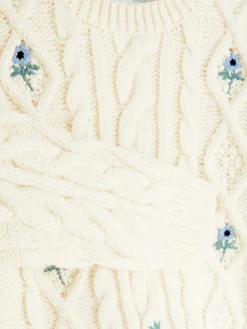 Niños Primark Jerseys Y Cárdigans|Jersey De Punto De Ochos Con Flores Bordadas