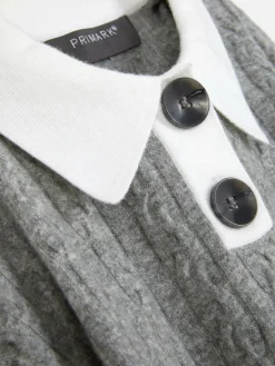 Mujer Primark Jerseys Y Cárdigans|Jersey De Punto De Ochos Con Cuello