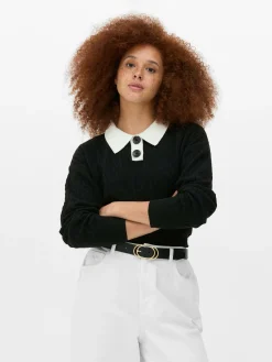 Mujer Primark Jerseys Y Cárdigans|Jersey De Punto De Ochos Con Cuello