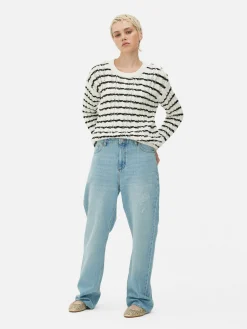 Mujer Primark Jerseys Y Cárdigans|Jersey De Punto De Ochos A Rayas