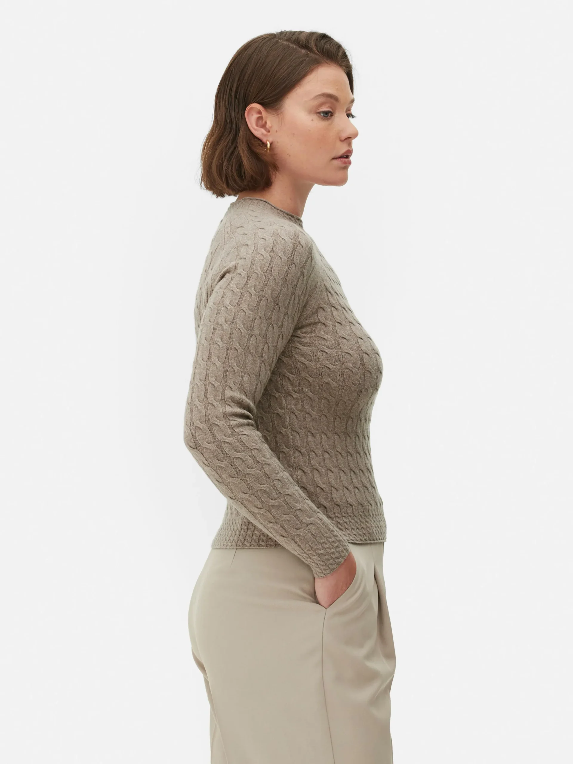 Mujer Primark Jerseys Y Cárdigans|Jersey De Punto De Ochos De Cuello Alto