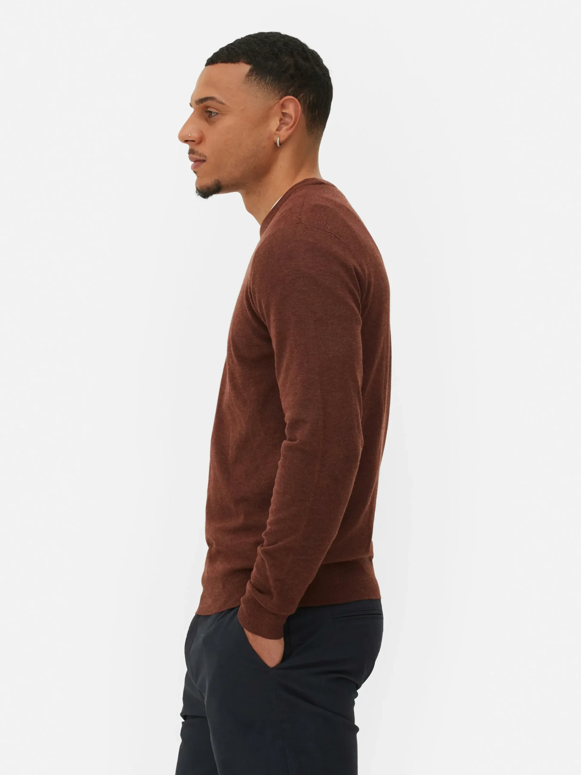 Hombre Primark Jerseys Y Cárdigans|Jersey De Punto Fino Y Cuello Redondo