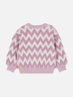 Niños Primark Jerseys Y Cárdigans|Jersey De Punto Mullido Con Estampado En Zigzag