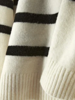 Mujer Primark Jerseys Y Cárdigans|Jersey De Rayas Con Cuello Tipo Polo