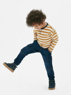 Niños Primark Vaqueros|Joggers Cargo En Tejido Vaquero