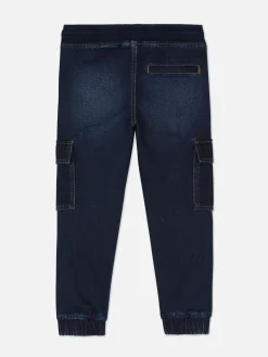 Niños Primark Vaqueros|Joggers Cargo En Tejido Vaquero