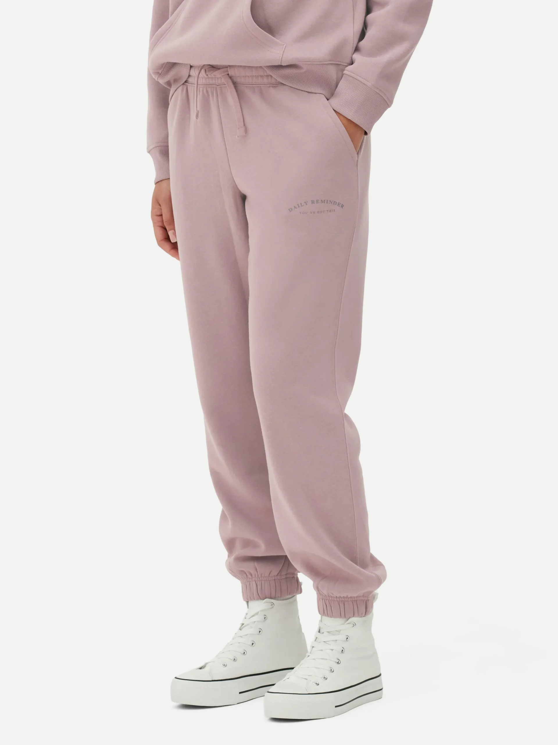 Mujer Primark Pantalones De Chándal|Joggers Con Cordón De Ajuste Y Estampado Gráfico