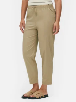 Mujer Primark Pantalones De Chándal|Joggers De Popelina Con Pernera Cónica