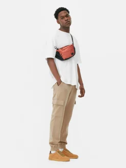 Hombre Primark Pantalones De Chándal|Joggers Estilo Cargo Con Bajos Ajustados