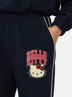 Mujer Primark Pantalones De Chándal|Joggers Rectos Con Raya Lateral De Hello Kitty