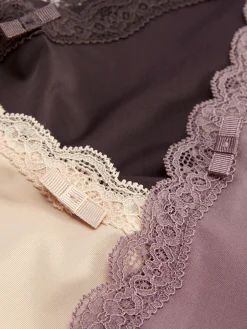 Mujer Primark Bragas|Juego De 3 Braguitas De Talle Bajo Con Encaje