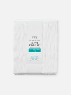 Primark Fundas De Edredón Y Sets|Juego De Fundas De Edredón Y Almohadas De Seersucker Para Cama King Size