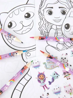 Niños Primark Manualidades|Juego Para Colorear De La Casa De Muñecas De Gabby