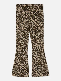 Niños Primark Pantalones Y Leggings|Leggings Acampanados De Leopardo