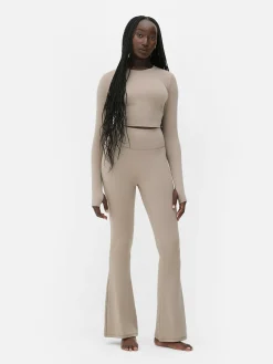 Mujer Primark Ropa De Gimnasio Y Deportiva|Leggings Acampanados Muy Suaves De Rita Ora