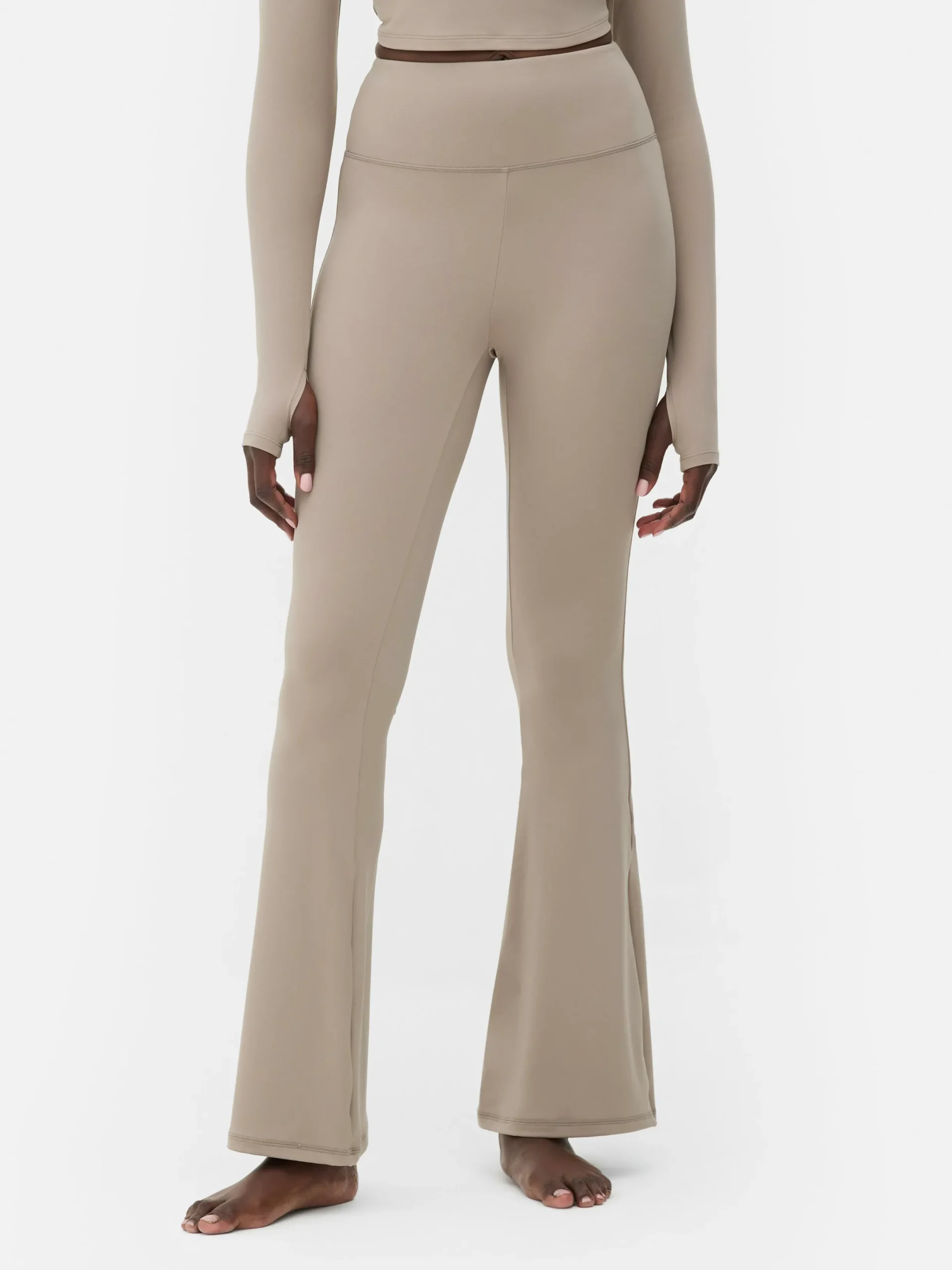 Mujer Primark Ropa De Gimnasio Y Deportiva|Leggings Acampanados Muy Suaves De Rita Ora