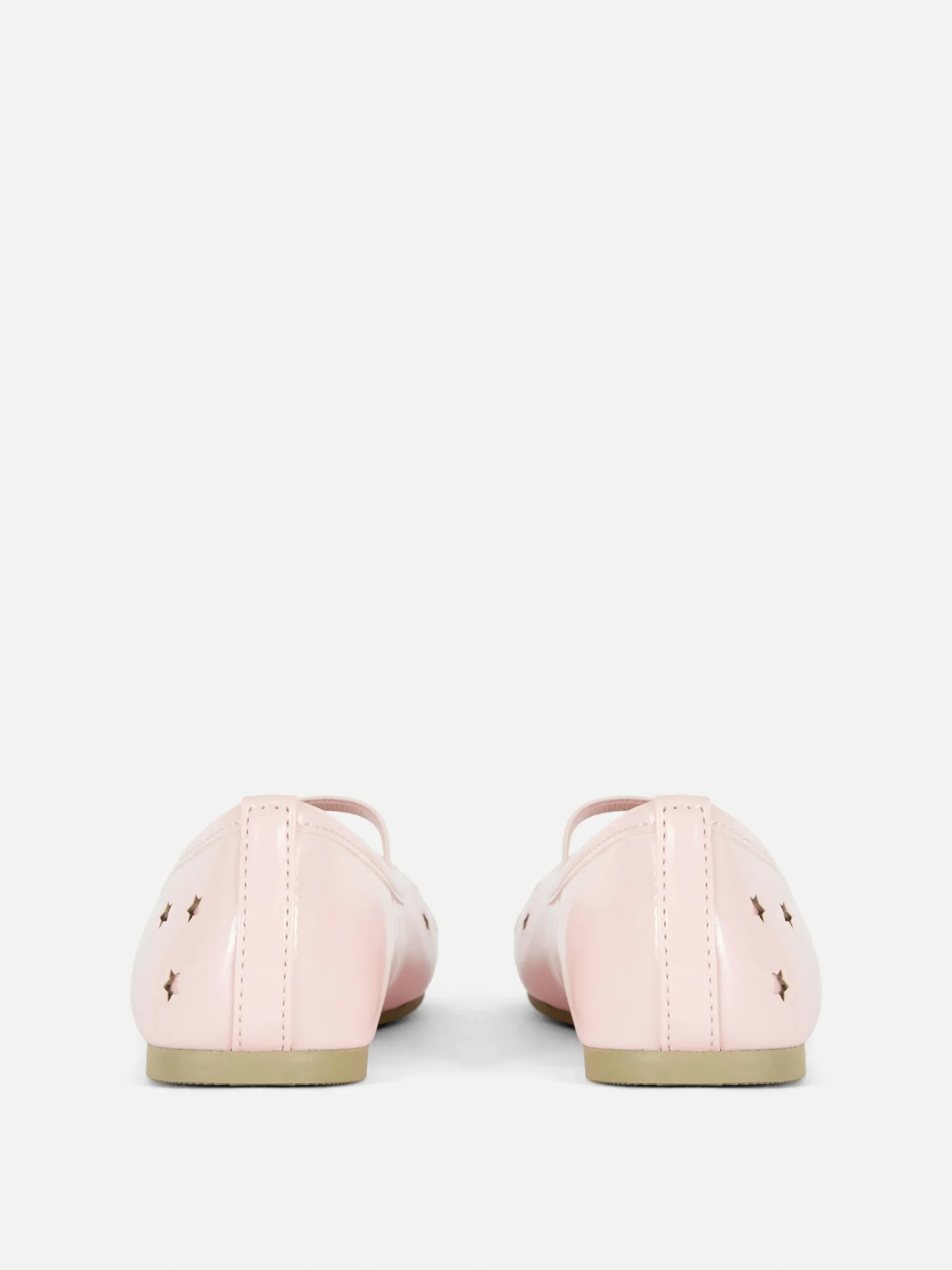 Niños Primark Zapatos Planos|Manoletinas Con Estrellas Perforadas A Láser
