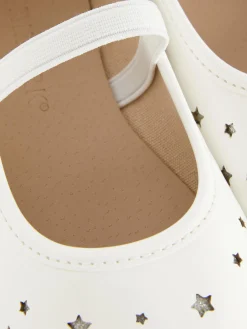 Niños Primark Zapatos Planos|Manoletinas Con Estrellas Perforadas A Láser