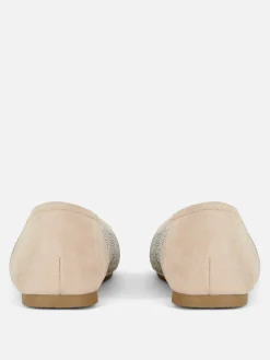 Mujer Primark Zapatos Planos|Manoletinas De Punta Cuadrada Con Tachuelas