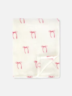 Primark Mantas Y Colchas|Manta Con Estampado De Lazos Pequeños