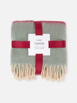 Primark Mantas Y Colchas|Manta Con Textura Cepillada Estampada