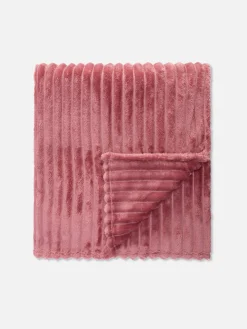 Primark Mantas Y Colchas|Manta Extrasuave Acanalada