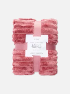 Primark Mantas Y Colchas|Manta Extrasuave Acanalada