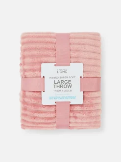 Primark Mantas Y Colchas|Manta Grande Acanalada