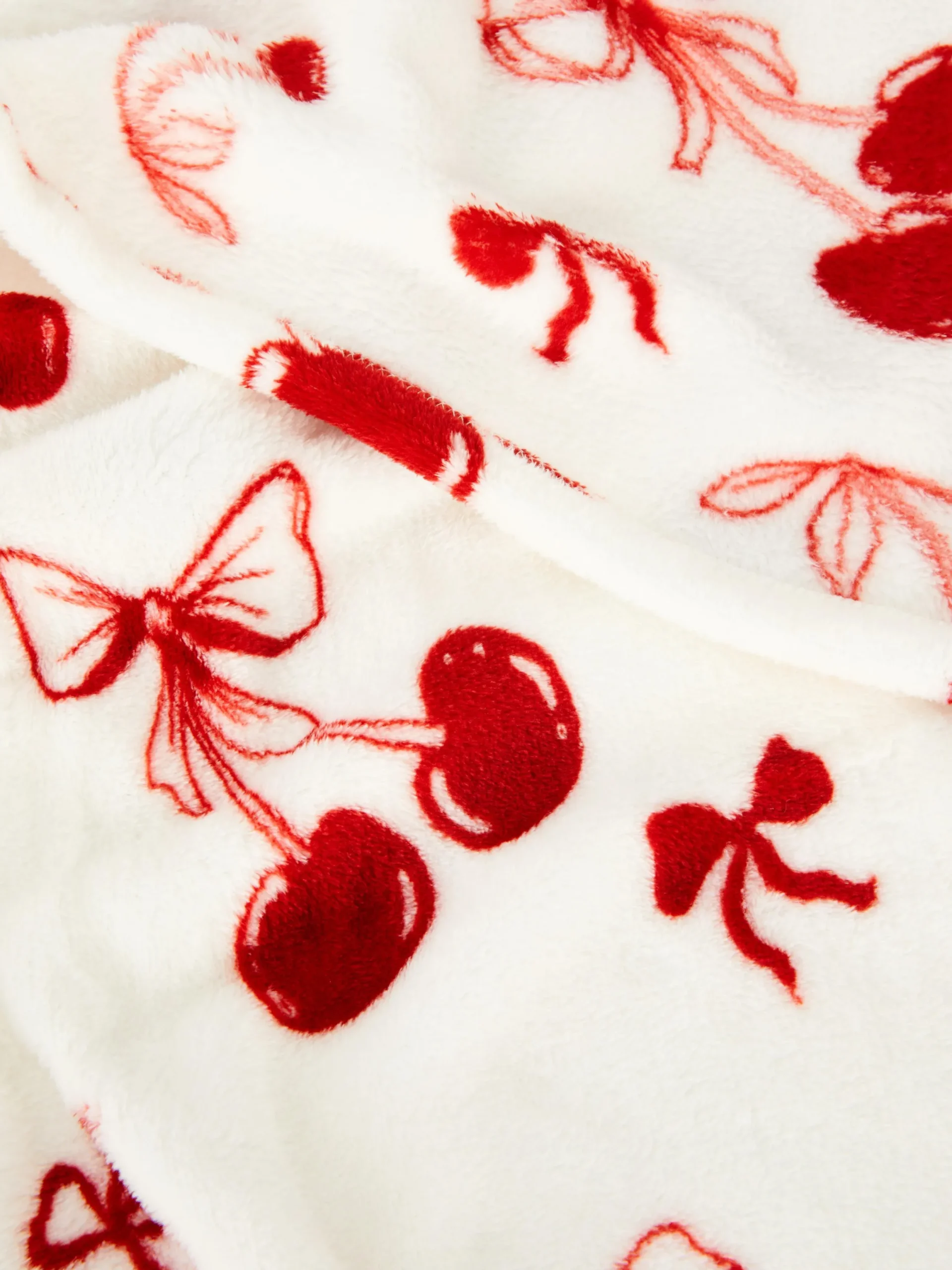 Primark Mantas Y Colchas|Manta Ultrasuave Estampado De Cerezas