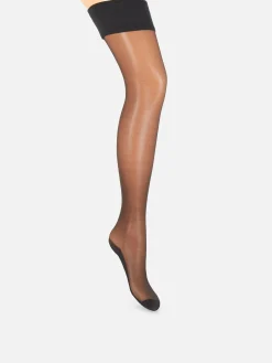 Mujer Primark Medias|Medias De Liga De 15 Deniers Con Costura Trasera