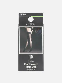 Mujer Primark Medias|Medias De Liga De 15 Deniers Con Costura Trasera