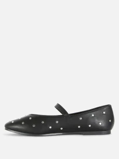 Mujer Primark Zapatos Planos|Merceditas Con Tachuelas