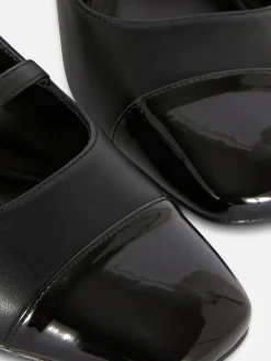 Mujer Primark Tacones|Merceditas Con Tacón Ancho Y Tira En El Talón