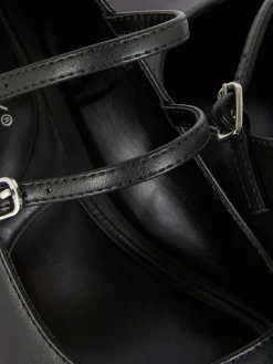 Mujer Primark Moda Gótica|Tacones|Merceditas De Tacón De Piel Sintética