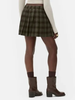 Mujer Primark Faldas|Minifalda Plisada A Cuadros De Rita Ora