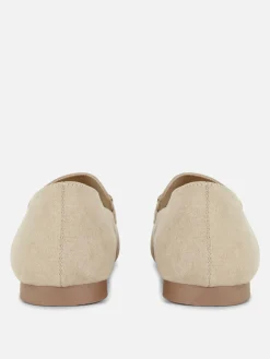Mujer Primark Zapatos Planos|Mocasines De Horma Ancha Con Detalle De Cadena