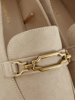 Mujer Primark Zapatos Planos|Mocasines De Horma Ancha Con Detalle De Cadena