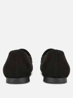 Mujer Primark Zapatos Planos|Mocasines De Horma Ancha Con Detalle De Cadena