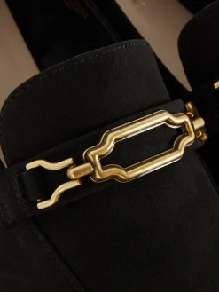 Mujer Primark Zapatos Planos|Mocasines De Horma Ancha Con Detalle De Cadena