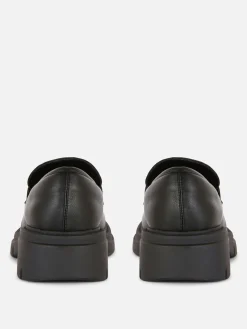 Mujer Primark Zapatos Planos|Mocasines De Piel Sintética Con Suela Gruesa