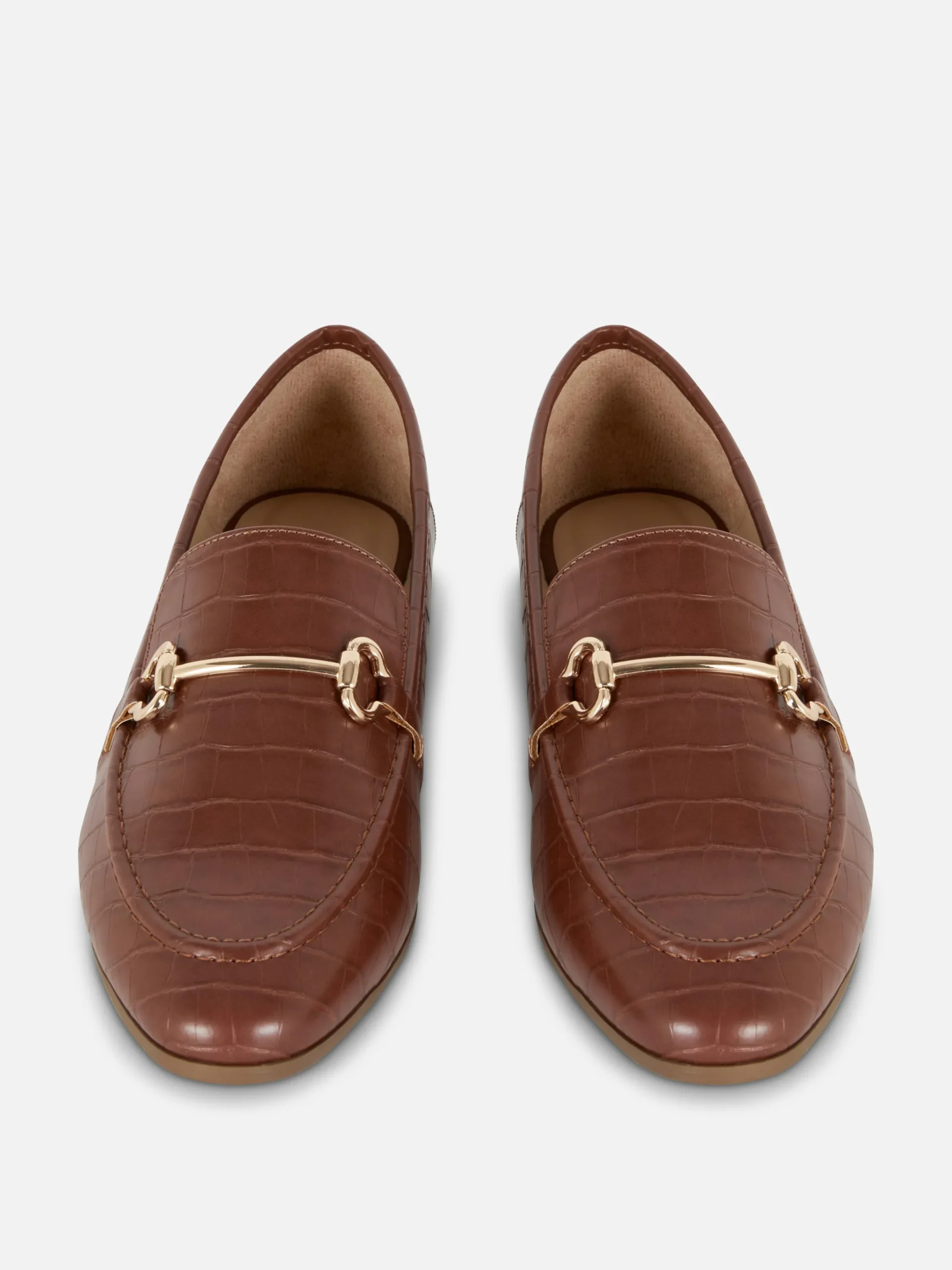 Mujer Primark Zapatos Planos|Mocasines De Piel Sintética Con Adorno Metálico