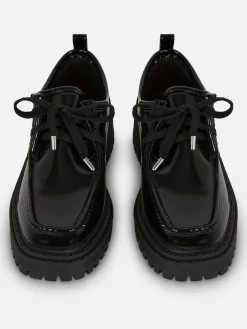 Mujer Primark Zapatos Planos|Mocasines Gruesos Con Cordones De Rita Ora