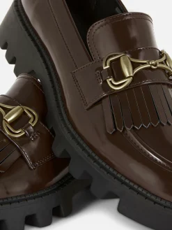 Mujer Primark Zapatos Planos|Mocasines Gruesos Con Flecos De Rita Ora