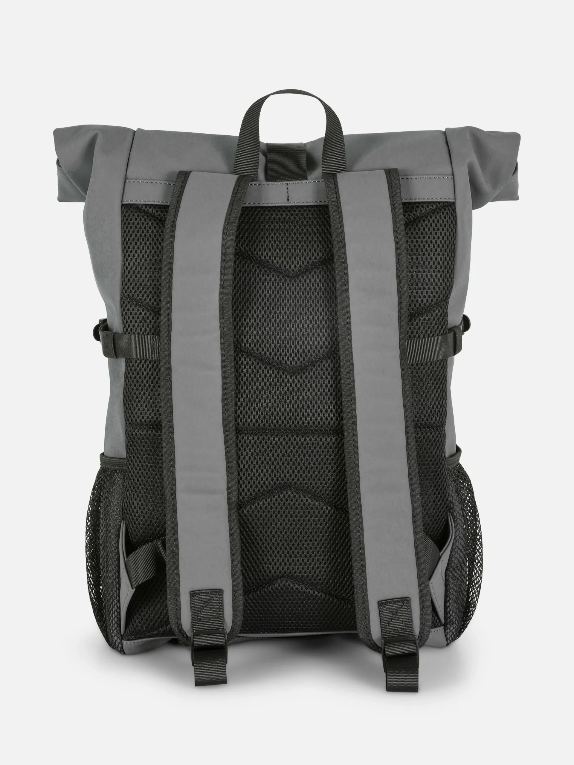 Hombre Primark Bolsos Y Carteras|Mochila Con Solapa Enrollable Y Acabado De Goma